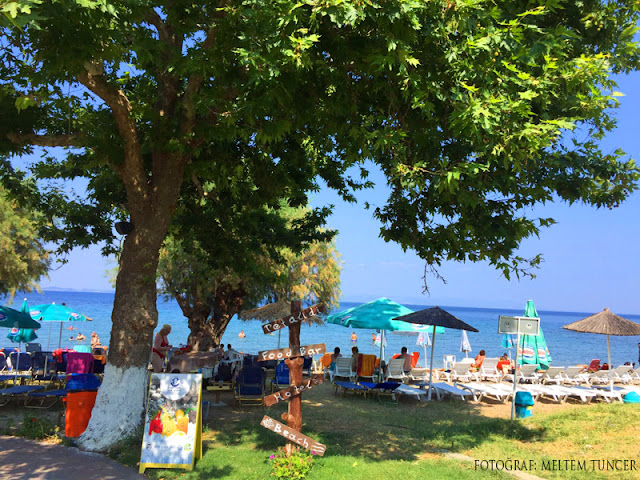 Lesvos petalidi beach