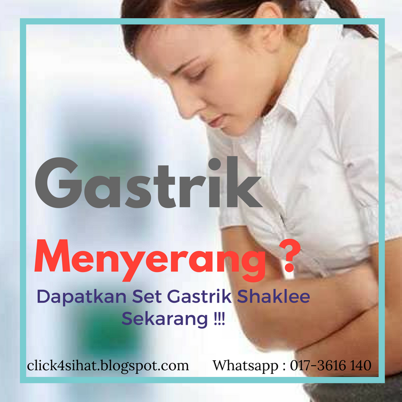 Set Gastrik Shaklee: Rawat Gastrik dengan Cepat dan 