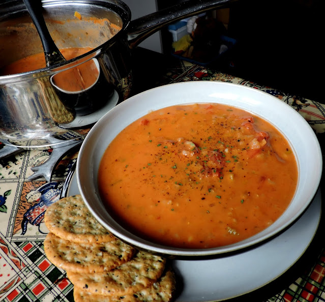 Tomato & Rice Soup (small batch)