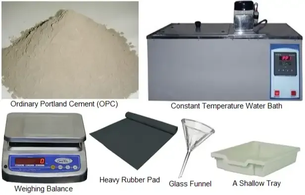 Density Test of Hydraulic Cement to Calculate Specific Gravity