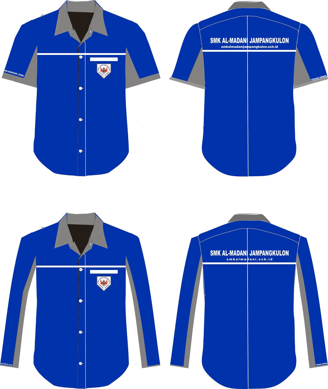 Download Contoh Desain Baju Dinas Laboran Format Coreldraw 