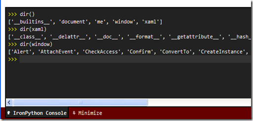 IronPython Interactive Interpreter