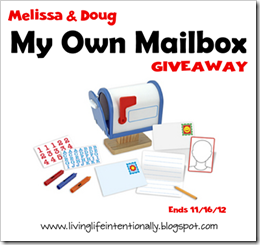 Melissa & Doug - My Own Mailbox Giveaway