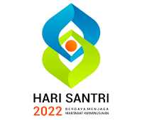 logo hari santri 2022 png