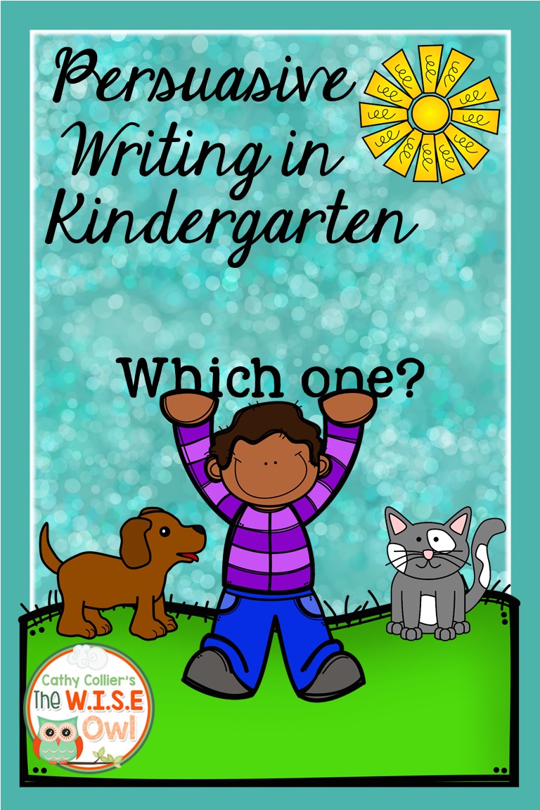 persuasive writing for kindergarten