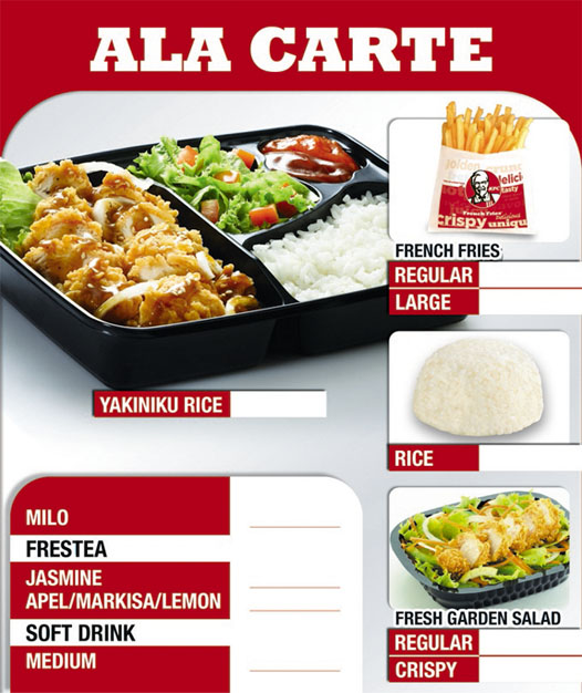 Always Love My Life.: Acuan Daftar Harga KFC (buat yang 