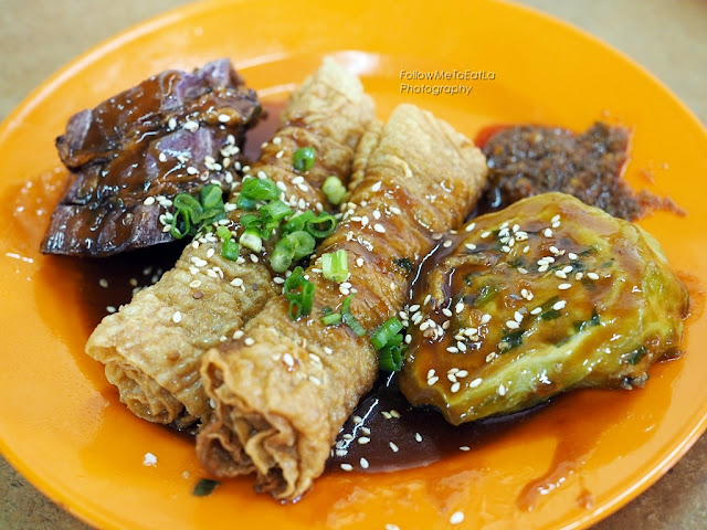 Stuffed Brinjal, Foo chok Rolls & Bitter gourd RM 1.20