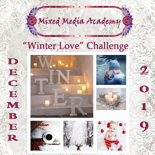  Mixed media academy December challenge