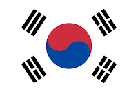 Logo Gambar Bendera Negara Korea Selatan PNG JPG ukuran 200 px