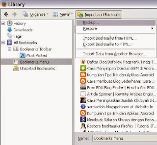 Cara Backup dan Restore bookmark di Mozilla Firefox, Cara Backup dan Restore bookmark di Mozilla, Cara Backup dan Restore bookmark di Firefox, firefox tidak bisa tampil, cara mengembalikan bookmarks,   cpika-cpiki.blogspot.com