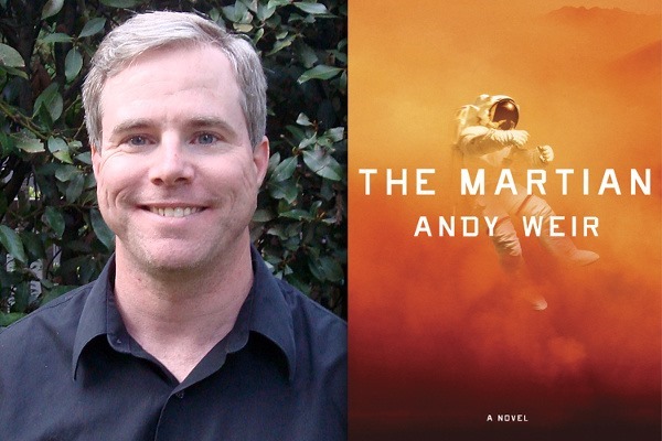 Auteur Andy Weir en zijn debuutroman The Martian