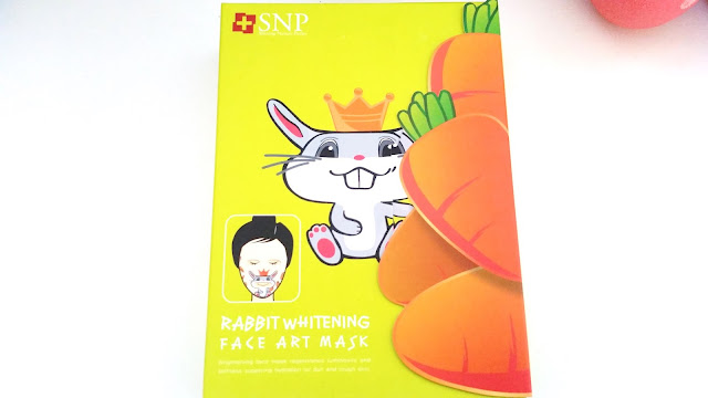box of SNP Rabbit Whitening face art mask