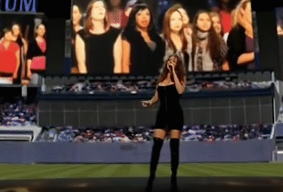 A GIF of Mariah Carey’s music video for “I Want to Know What Love Is”