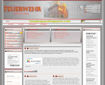 Feuerwehr LernVid - шаблон для Joomla 1.5