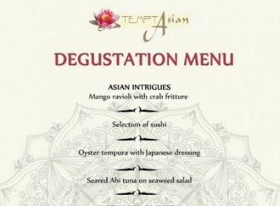 Degustation menu