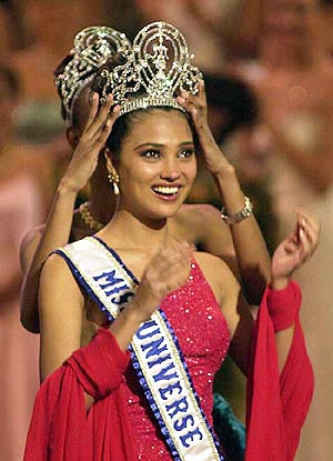 His accession to the Miss Universe title in 2000 launched his career 