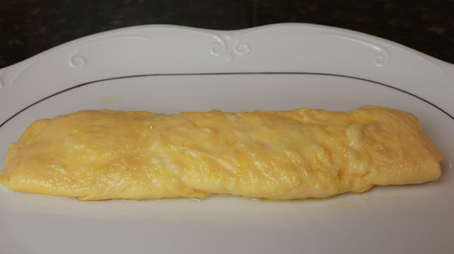 Tortilla francesa con queso