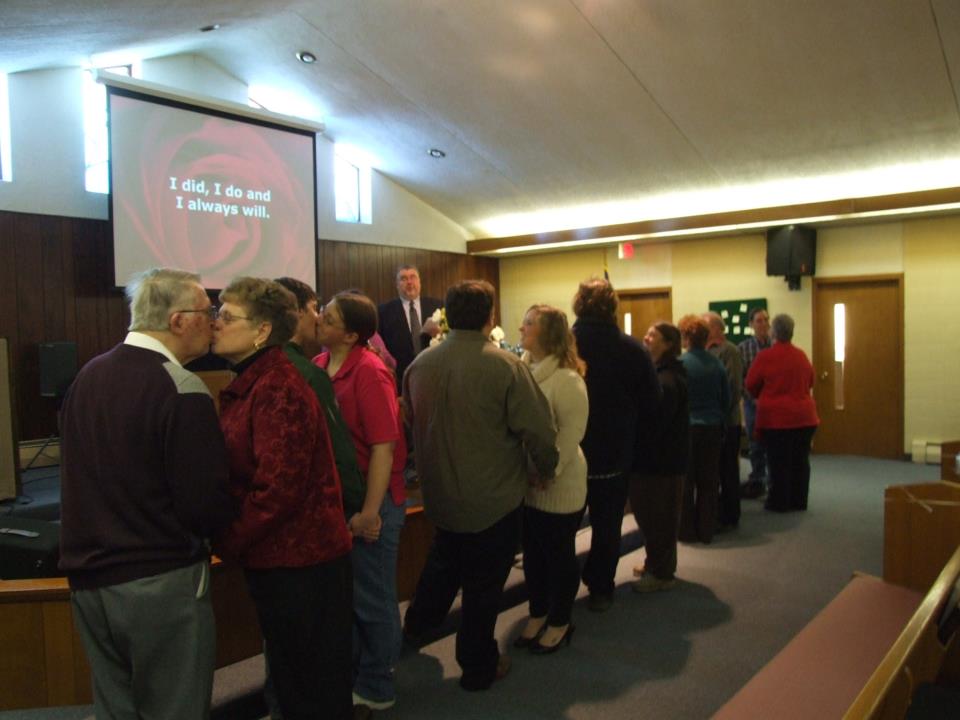 Recently several couples in our church family renewed their wedding vows