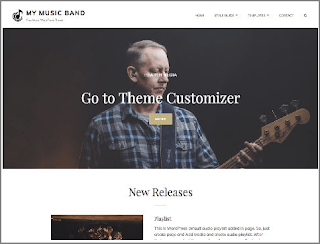Theme WordPress My Music Band Responsive Free