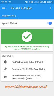 install xposed installer framework semua tipe android