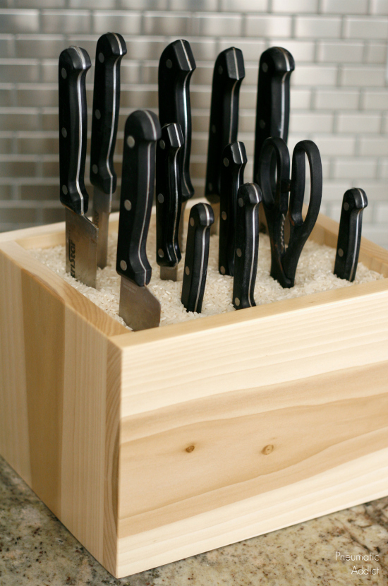 Pneumatic Addict : How to Make a Rice Knife Block 