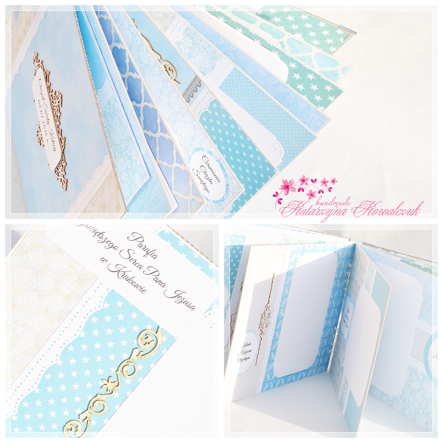 chrzest święty, elegancki album, scrapbooking