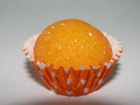 imagem de um brigadeiro de laranja