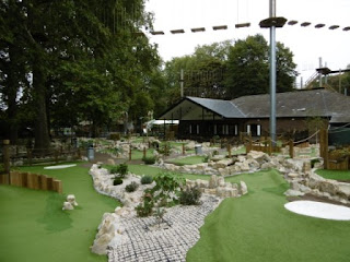 Photo of the Putt In The Park Mini Golf course at Battersea Park in London