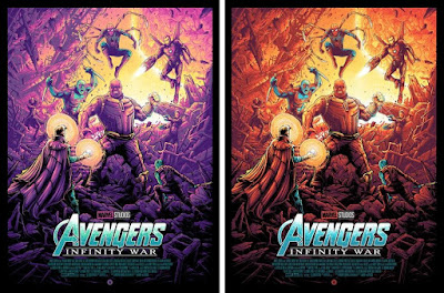 New York Comic Con 2018 Exclusive Avengers: Infinity War Movie Poster Screen Print by Dan Mumford x Grey Matter Art x Marvel