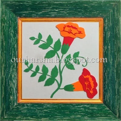 Trumpet vine multi blossom (1)