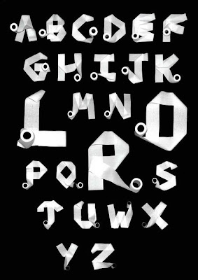 paper, graffiti alphabet