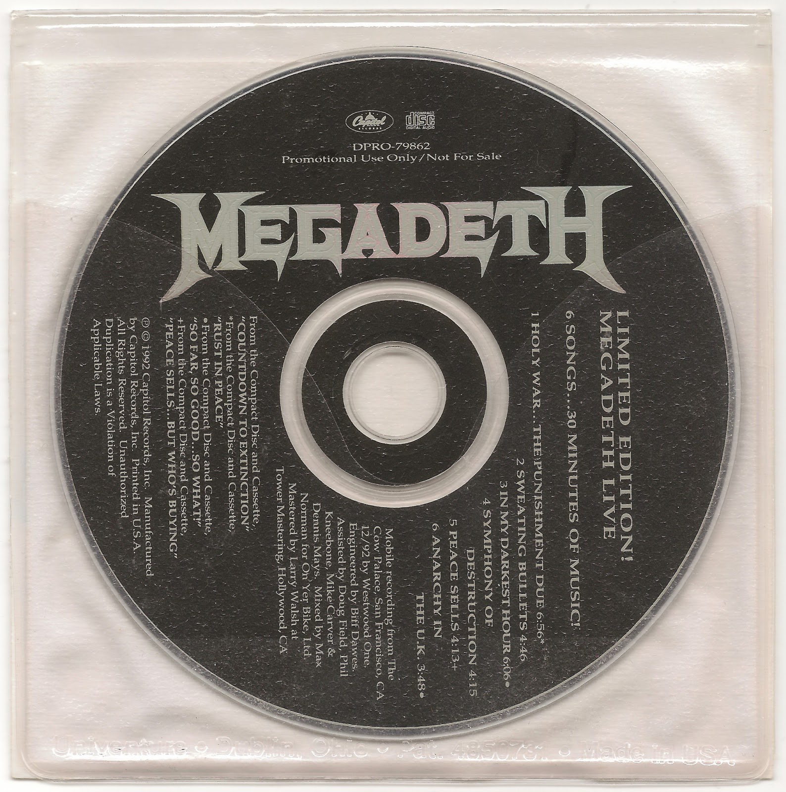 MetalExpressionPhantom: Megadeth - Limited Edition ...