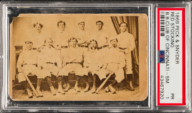 1869 Peck & Snyder Red Stockings