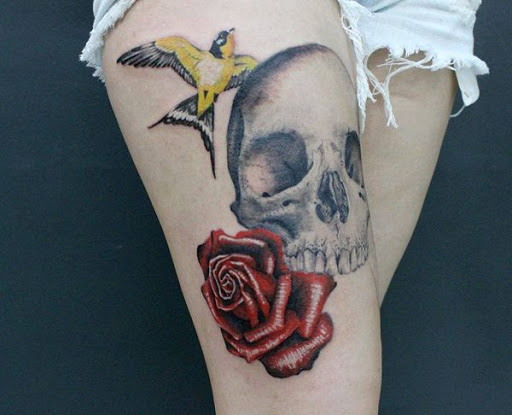 30 tatuagens de caveira para deixar vocês inspiradas