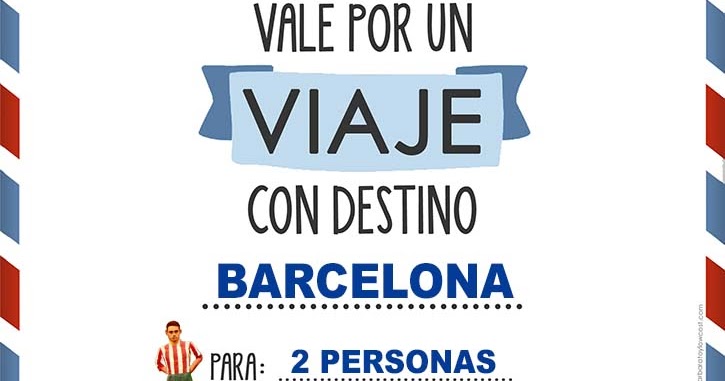 El blog del gran Uribe: G.U. oferta un viaje a BCN el 1-O