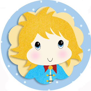 Sweet Little Prince Free Printable Wrappers and Toppers for Cupcakes. 