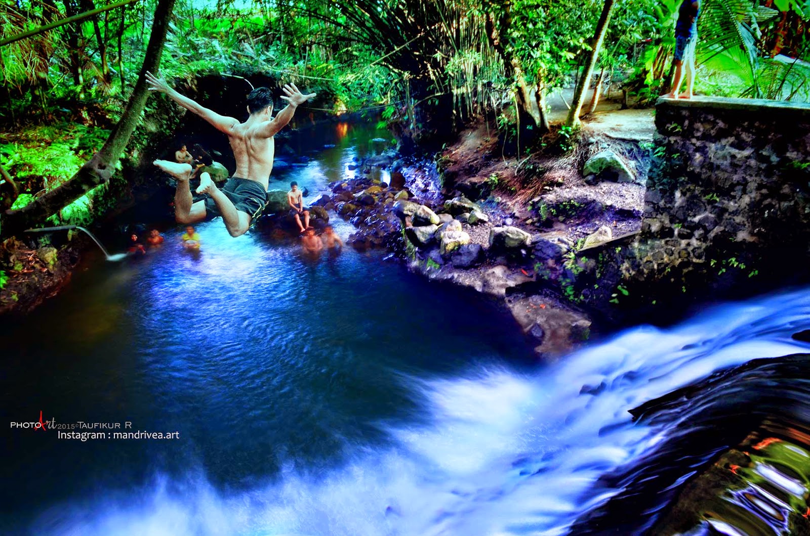 WISATA BLUE LAGOON YOGYAKARTA INDONESIA PHOTOPARSE