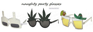 naughty party glasses