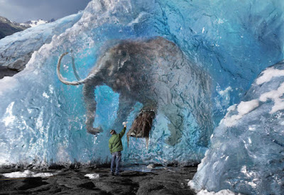 imagen ilustrativa, mamut congelado en alaska