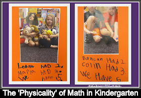 photo of: 'Physicality of Math' in Kindergarten -- Teamwork Captured in Photographs