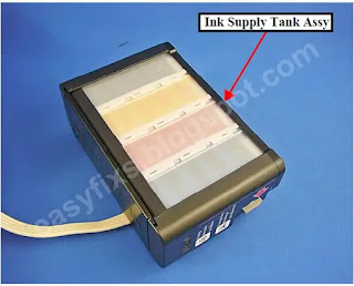 How to place the ink tank assy when disassembling or reassembling 02