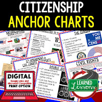 Civics, Anchor Charts, ELL Students Resources, ESS Student Resources