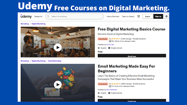 Digital Marketing Courses on Udemy