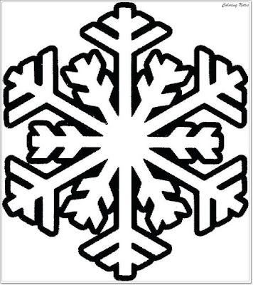 Snowflake Coloring Pages for Preschoolers, Simple Snowflake Coloring Pages Printable, Christmas Snowflake Coloring Pages