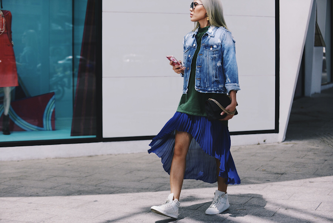 Wearing Denim Jacket in Saigon, why not? #ootd