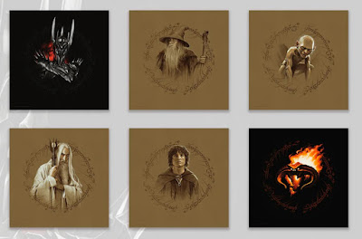The Lord of the Rings Portrait Print Series by Phantom City Creative x Bottleneck Gallery