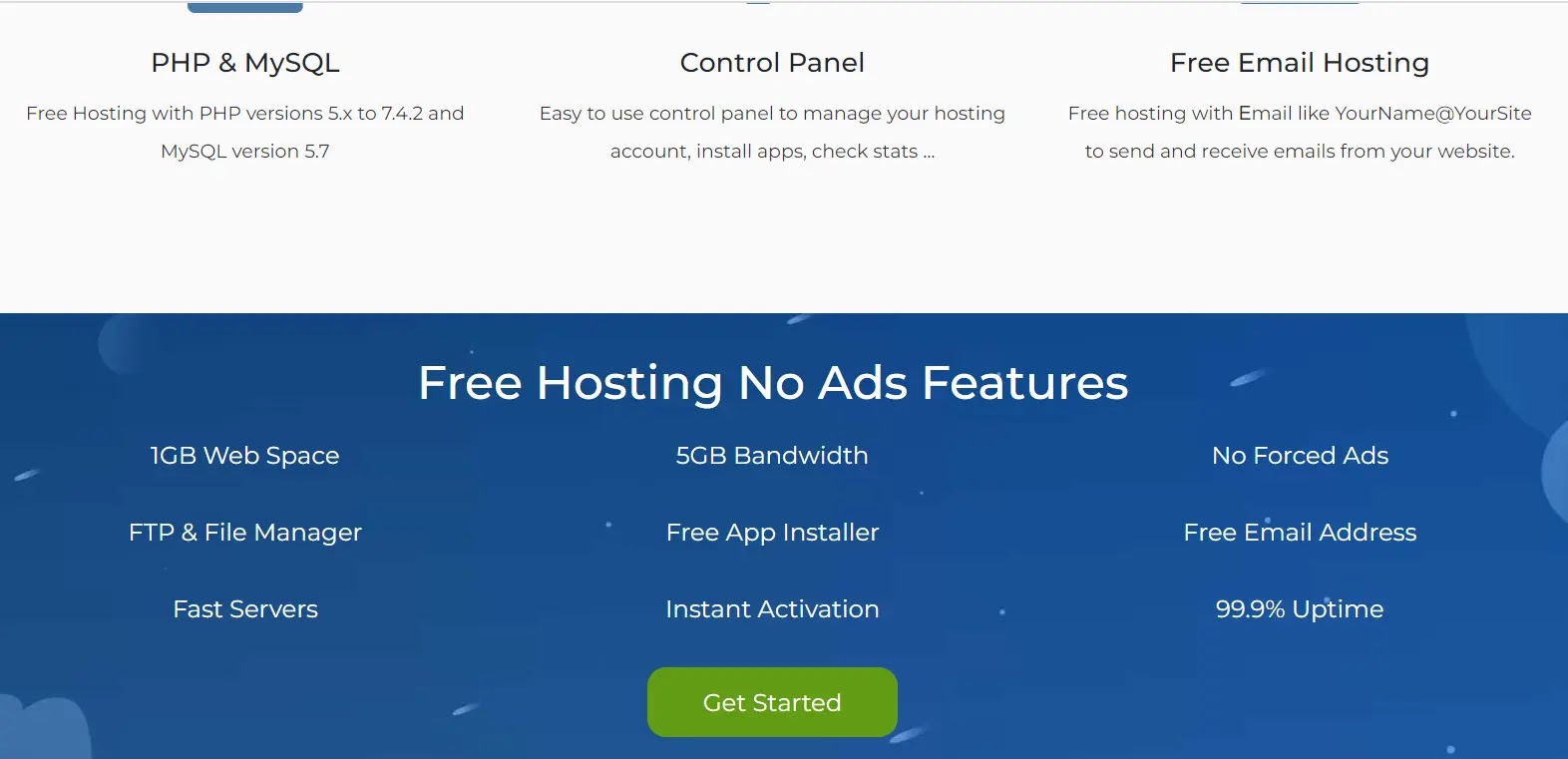 Free Hosting No Ads