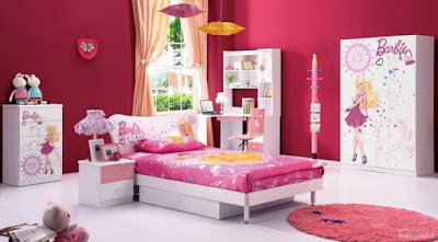 Kamar Tidur Anak Perempuan Barbie