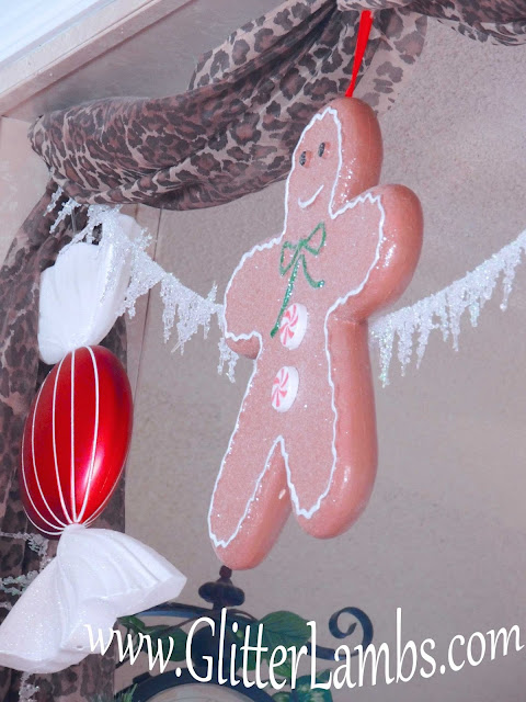 Gingerbread Boy Candy Glitter Hanging From Ceiling Icicles Hobby Lobby