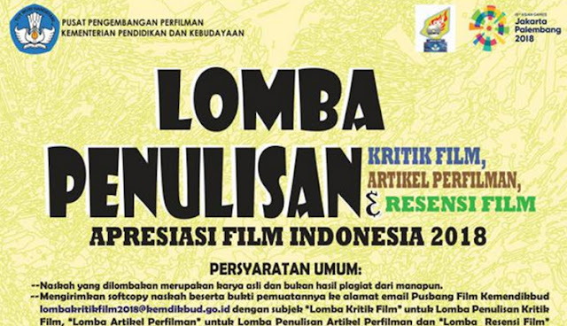 Lomba Penulisan Kritik Film, Artikel Perfilman & Resensi Film